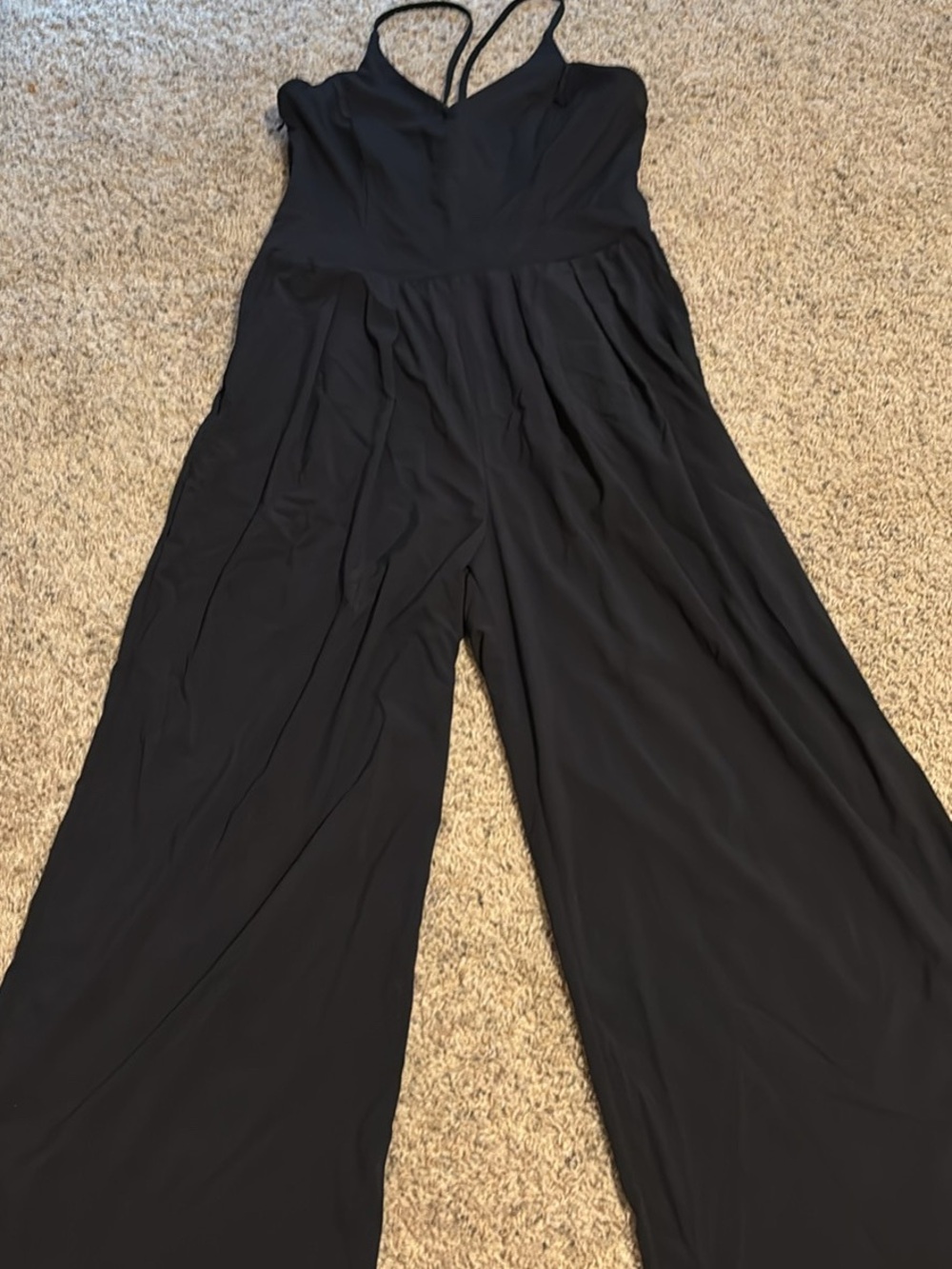 Halara Breezeful black romper large P